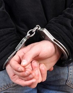 Man in Handcuffs in Hartford, CT